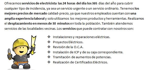Electricistas Yunquera de Henares Urgentes