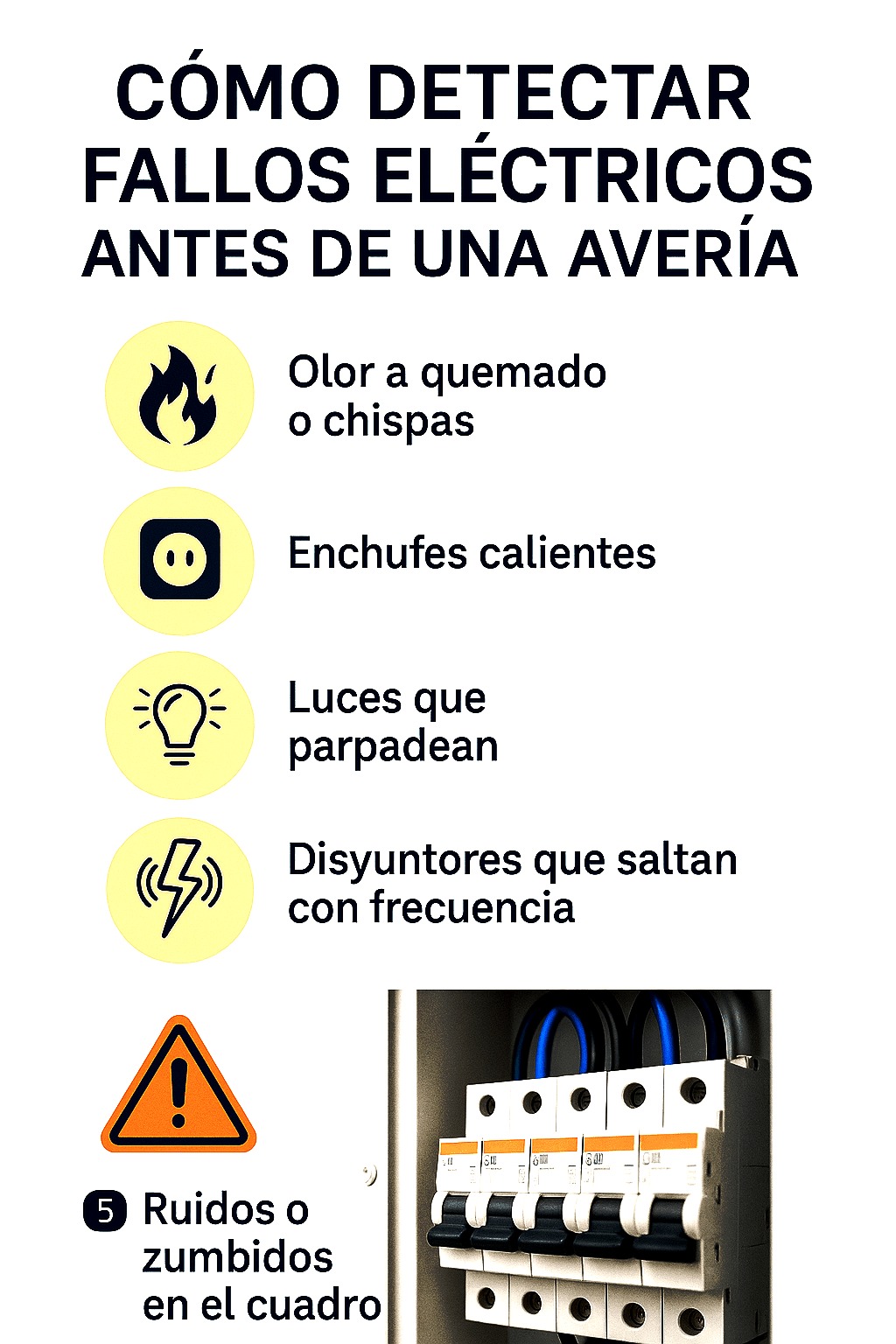 Reparaciones de electricidad urgentes en Villanueva de la Torre